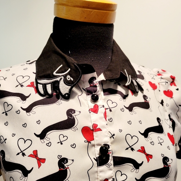 Hell Bunny blouse in Small - Picture 2 of 4